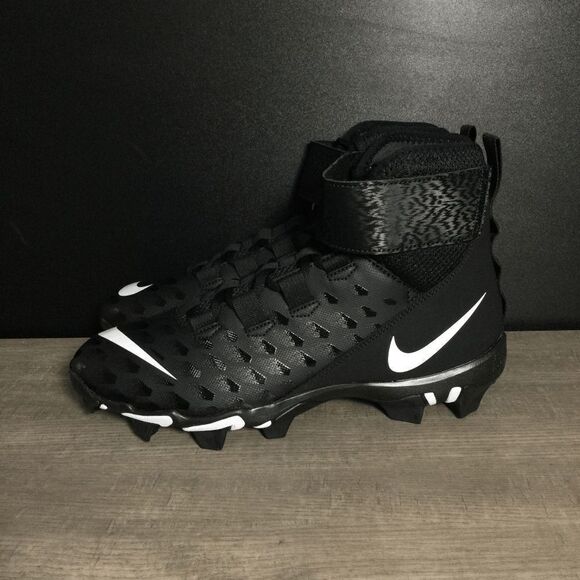 Nike Force Savage Shark 2 Football Cleats AQ7722-001 Black White Men's Size 9 - Picture 3 of 7